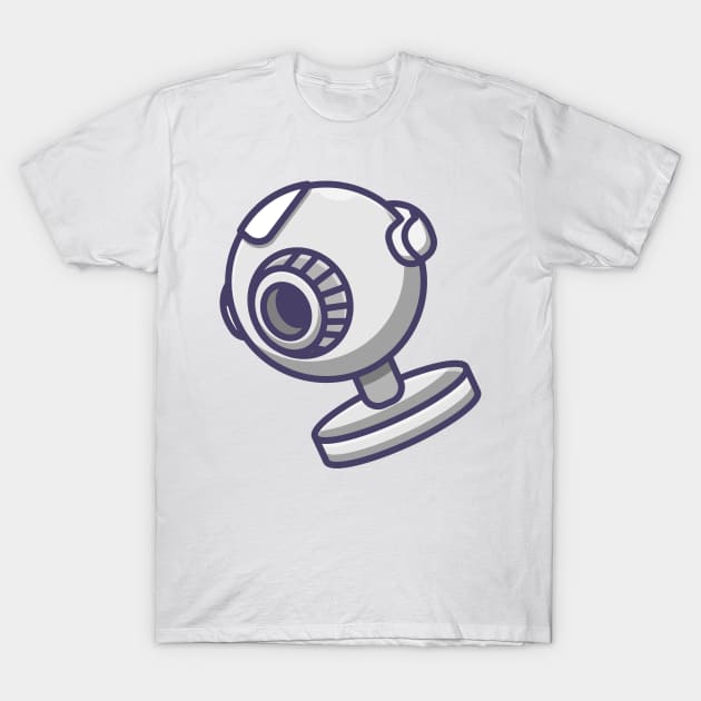 webcam camera T-Shirt by fflat hds